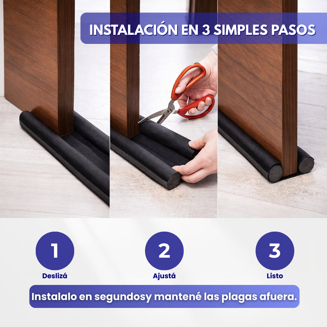 DoorShield™ - Barrera protectora que evita que cucarachas, roedores e insectos entren a tu hogar.