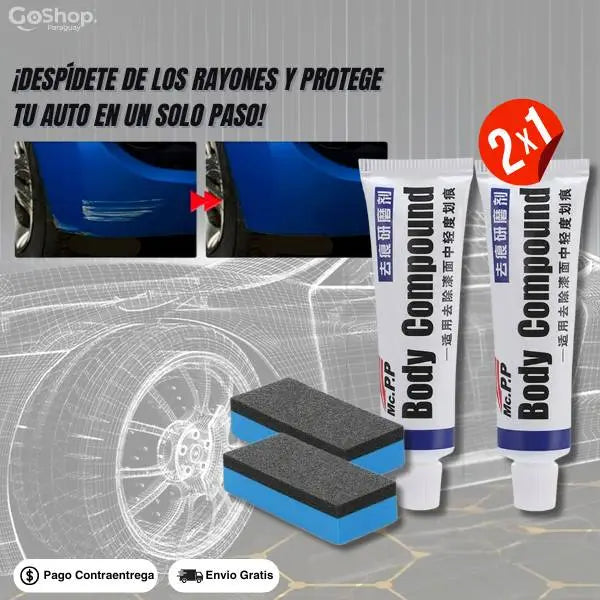 Cera Car Scratch™ 2x1: RESTAURA Y PROTEGE LA PINTURA DE TU AUTO