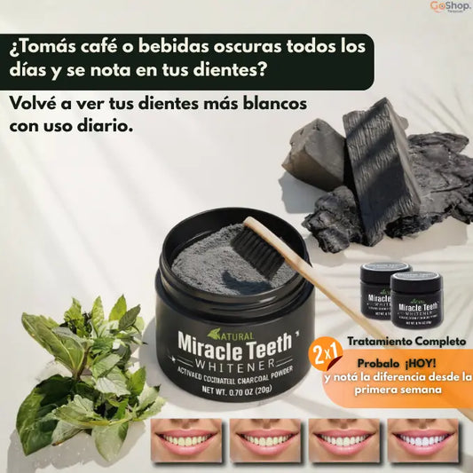 MiracleSmile™: Volvé a ver tus dientes blancos de verdad, todos los días - 2x1