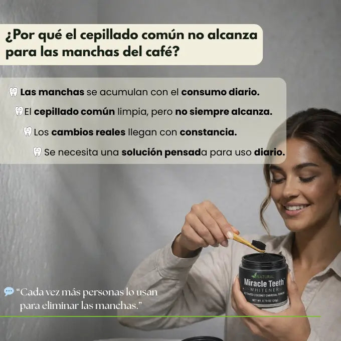 MiracleSmile™: Volvé a ver tus dientes blancos de verdad, todos los días - 2x1