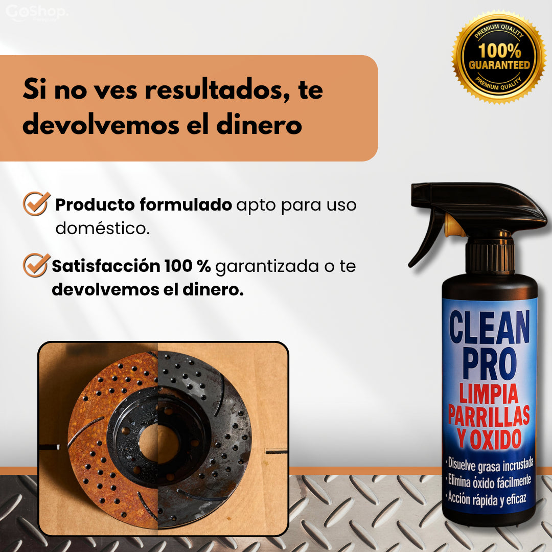CLEAN PRO™: Removedor de Oxido para piezas de automóvil, herrajes, antigüedades.