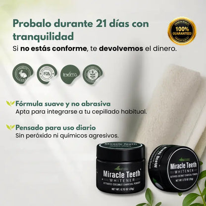 MiracleSmile™: Volvé a ver tus dientes blancos de verdad, todos los días - 2x1