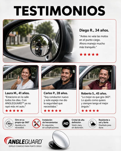 Espejos para Puntos Ciegos | Pack x2