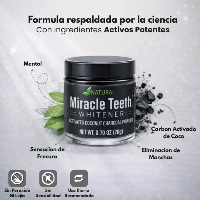 MiracleSmile™: Volvé a ver tus dientes blancos de verdad, todos los días - 2x1