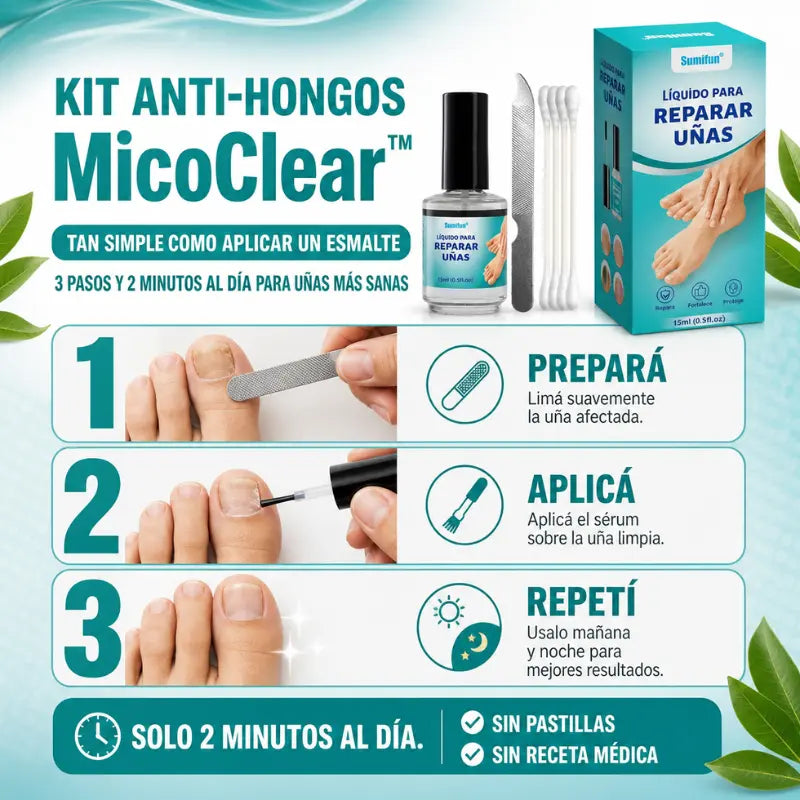 MicoClear™: Kit Anti-Hongos