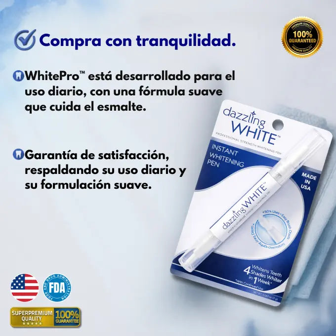 WhitePro™: Mantené tus dientes blancos sin dejar el café o el tereré - 2x1