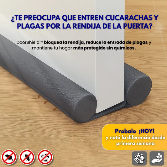 DoorShield™ - Barrera protectora que evita que cucarachas, roedores e insectos entren a tu hogar.